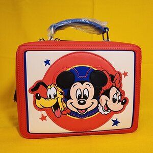 Loungefly Disney Mickey and Friends Classic Lunchbox Crossbody Bag NEW